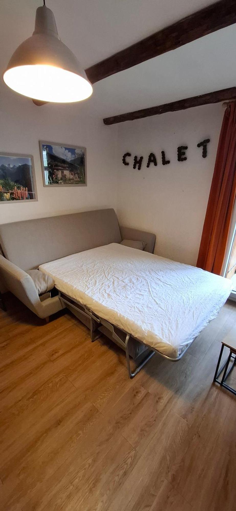 Charmant Studio Avec Balcon - Le Sauze Enchastrayes Luaran gambar